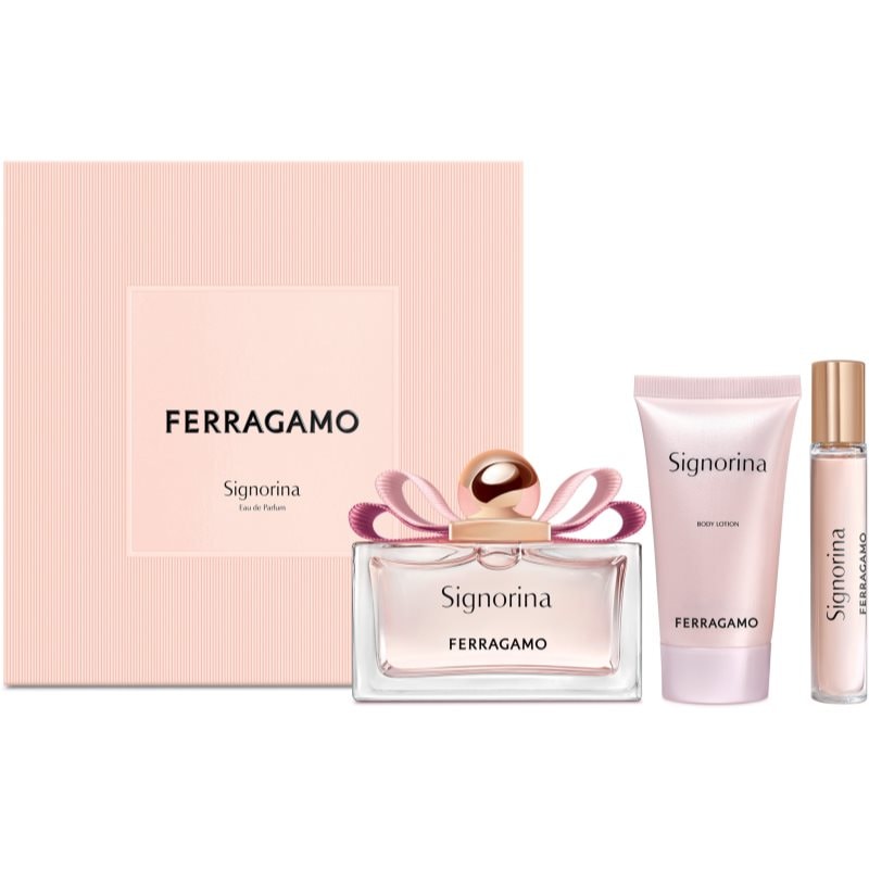 Ferragamo Signorina подаръчен комплект за жени - Комплект - Сравни цени от 1 магазин с безплатна доставка