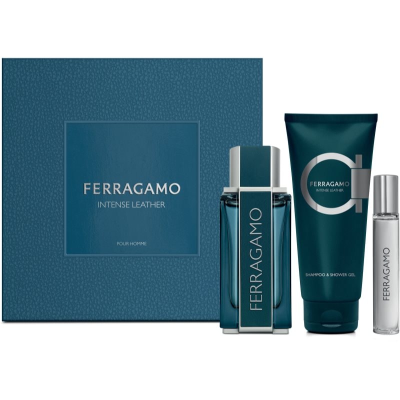 Ferragamo Intense Leather подаръчен комплект за мъже - Комплект - Сравни цени от 1 магазин с безплатна доставка