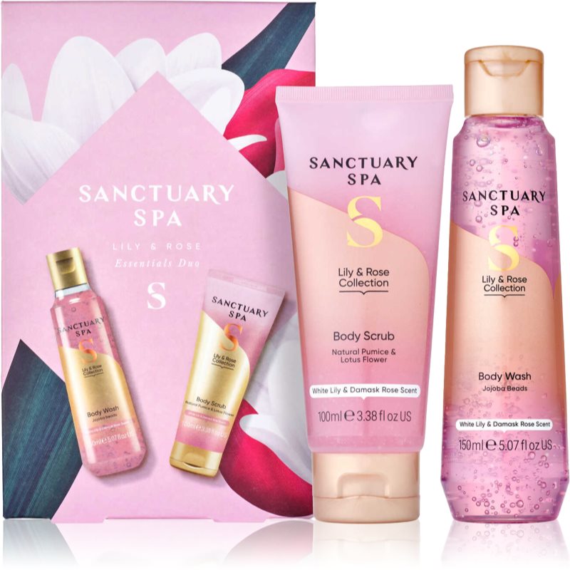 Sanctuary Spa Lily & Rose Essentials подаръчен комплект дуо - Комплект - Сравни цени от 1 магазин с безплатна доставка