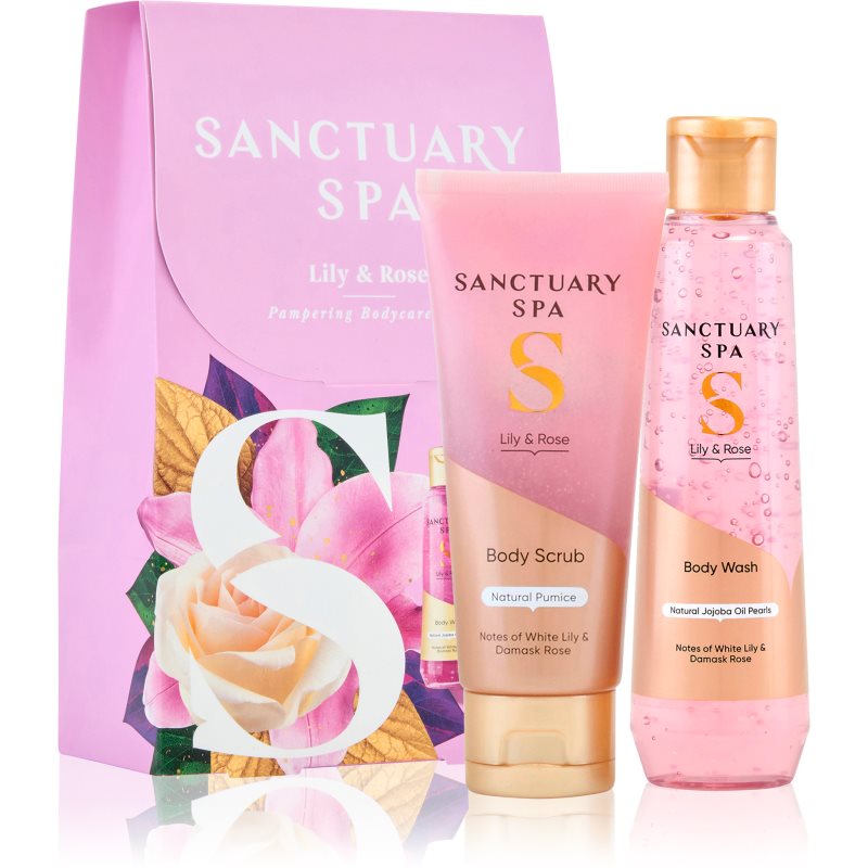 Sanctuary Spa Lily & Rose Pampering Bodycare подаръчен комплект за тяло - Комплект - Сравни цени от 1 магазин с безплатна доставка