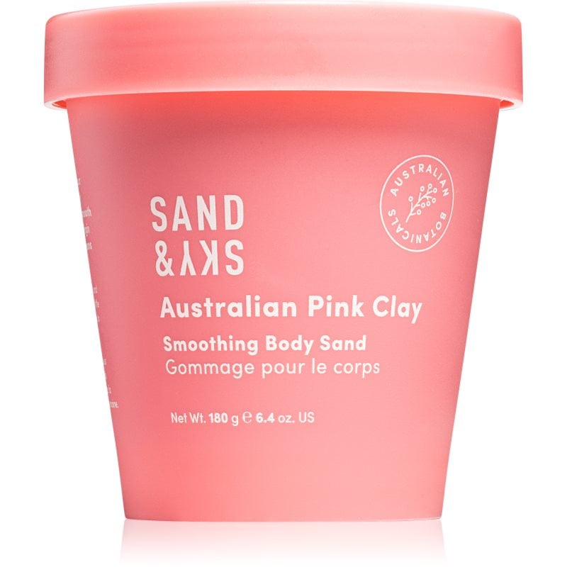 Sand & Sky Australian Pink Clay Smoothing Body Sand озаряващ пилинг за тяло