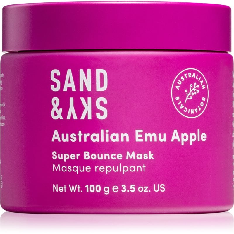 Sand & Sky Australian Emu Apple Super Bounce Mask хидратираща и озаряващ маска за лице