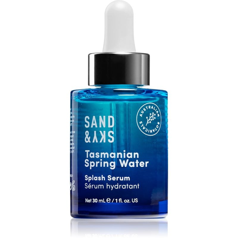 Sand & Sky Tasmanian Spring Water Splash Serum интензивен хидратиращ серум за лице