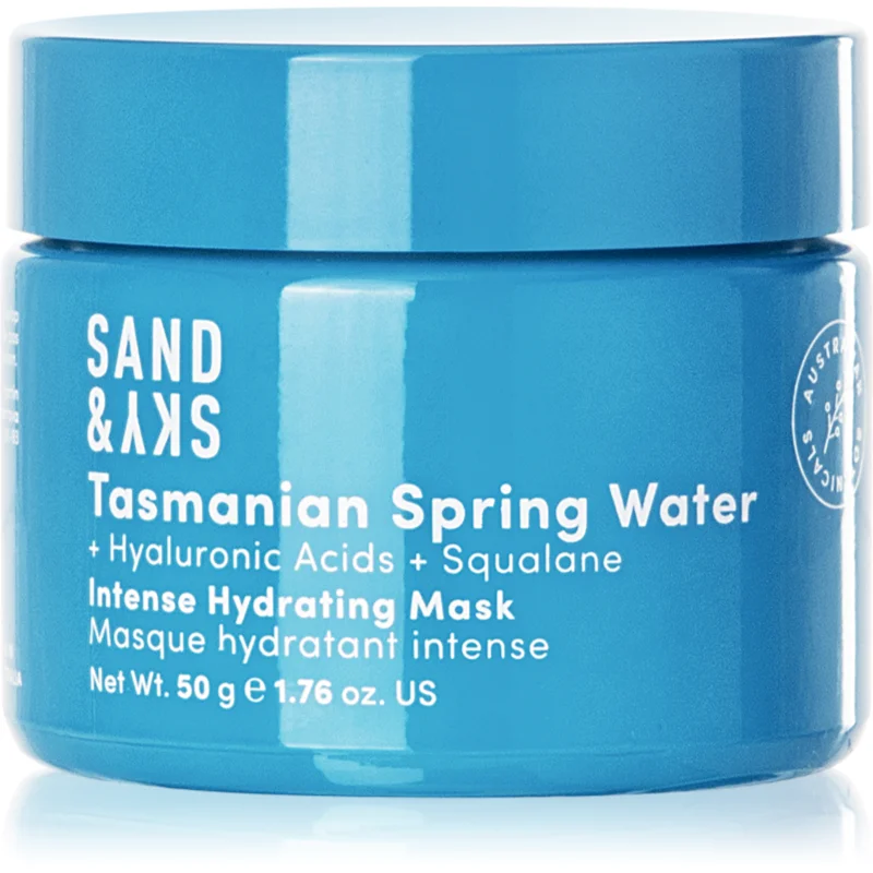 Sand & Sky Tasmanian Spring Water Intense Hydrating Mask интензивна хидратираща маска - Грижа за лице - Сравни цени от 1 магазин с безплатна доставка