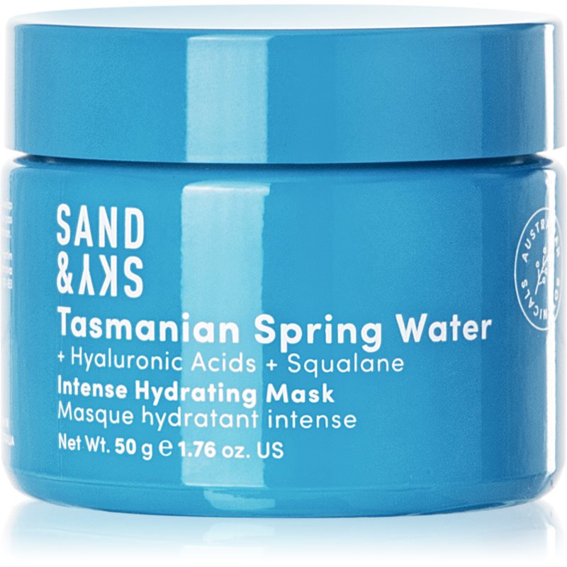 Sand & Sky Sand & Sky Tasmanian Spring Water Intense Hydrating Mask интензивна хидратираща маска - Унисекс парфюм 50мл - Сравни цени от 1 магазин с безплатна доставка