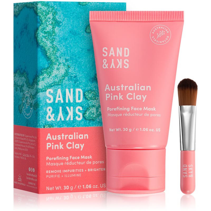 Sand & Sky Australian Pink Clay Porefining Face Mask детоксикираща маска за разширени пори - Грижа за лице - Сравни цени от 1 магазин с безплатна доставка