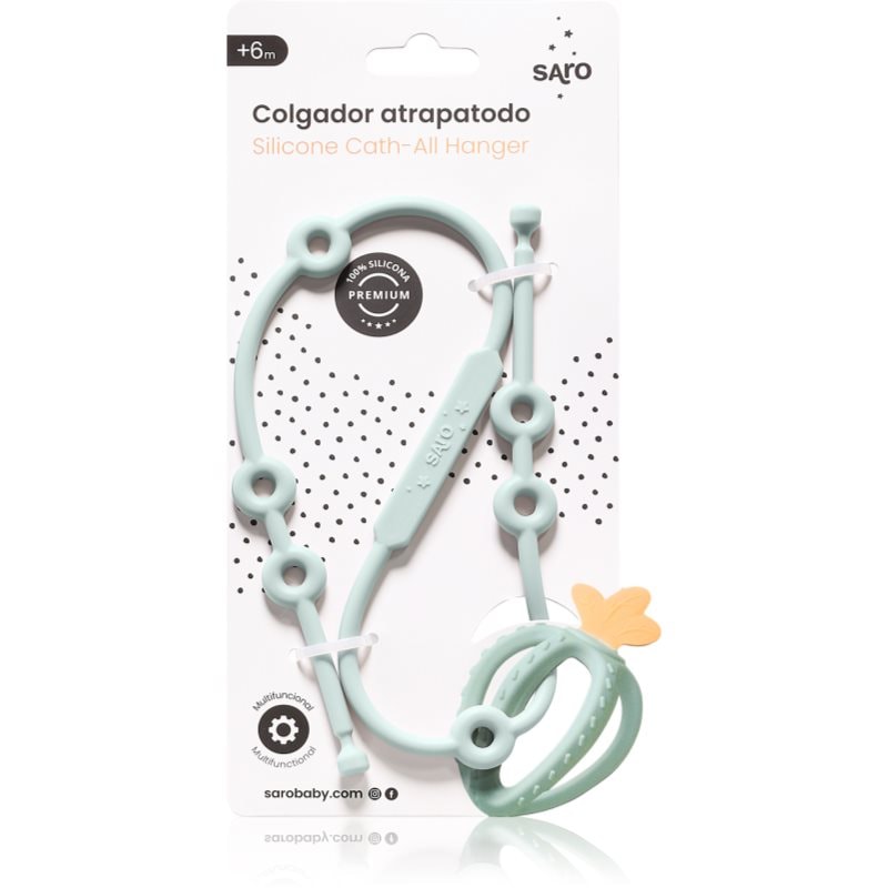Saro Baby Silicone Catch-All Hanger силиконово въже Mint - За деца - Сравни цени от 1 магазин с безплатна доставка
