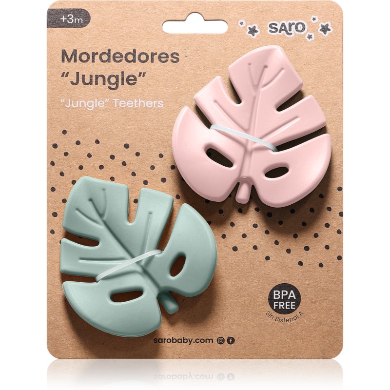 Saro Baby Jungle гризалка Mint/Blossom - За деца - Сравни цени от 1 магазин с безплатна доставка