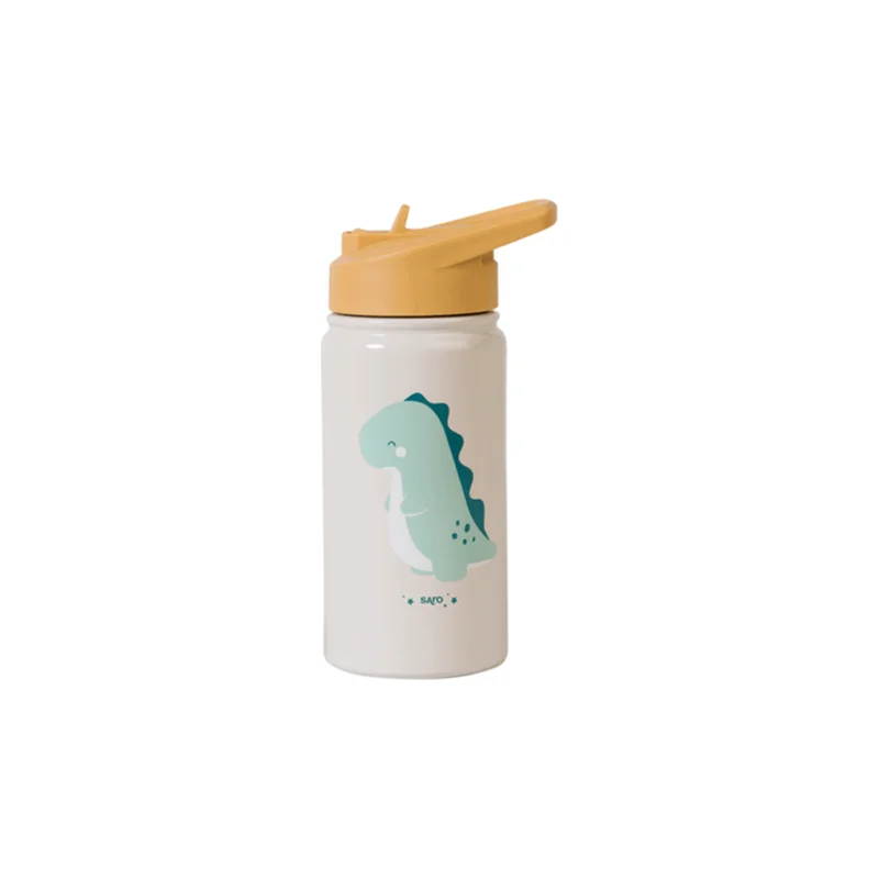 Saro Baby Thermos Bottle with Straw термос със сламка Sand - За деца - Сравни цени от 1 магазин с безплатна доставка