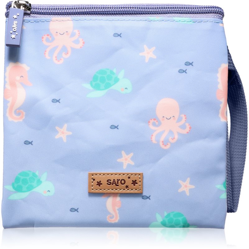 Saro Baby Sandwich Bag торбичка за закуска Blue 17,5x17,5 cm - За деца - Сравни цени от 1 магазин с безплатна доставка