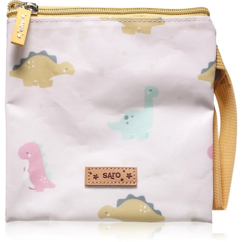 Saro Baby Sandwich Bag торбичка за закуска Mustard 17,5x17,5 cm