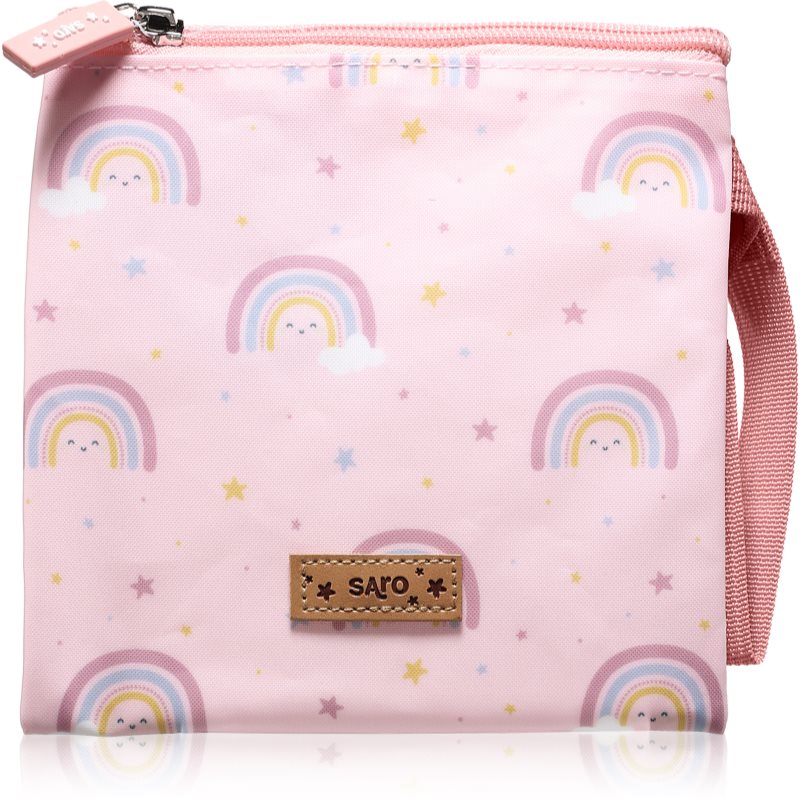 Saro Baby Sandwich Bag торбичка за закуска Pink 17,5x17,5 cm - За деца - Сравни цени от 1 магазин с безплатна доставка