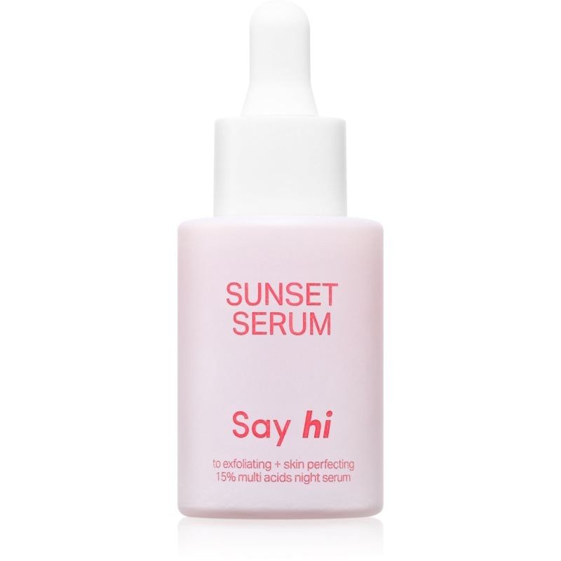 Say Hi Sunset нощен серум s AHA - Грижа за лице - Сравни цени от 1 магазин с безплатна доставка
