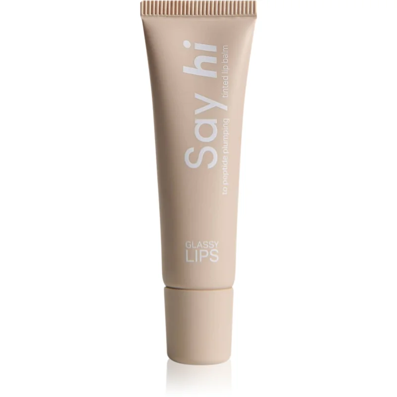 Say Hi Glassy Lips тониращ балсам за устни с пептиди
