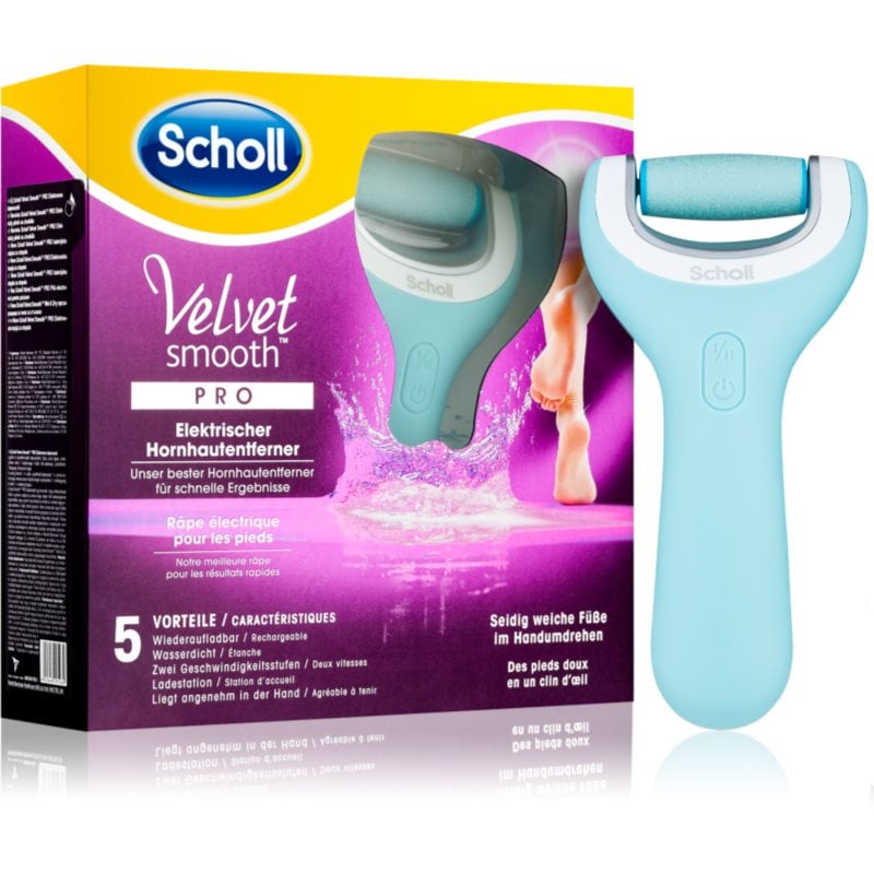 Scholl Velvet Smooth Pro електрическа пила за пети водоустойчив