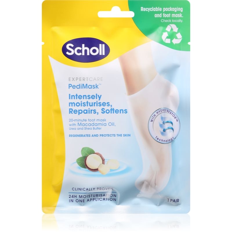 Scholl Pedimask™ Macadamia Oil дълбоко подхранваща маска за крака - Грижа за тяло - Сравни цени от 1 магазин с безплатна доставка