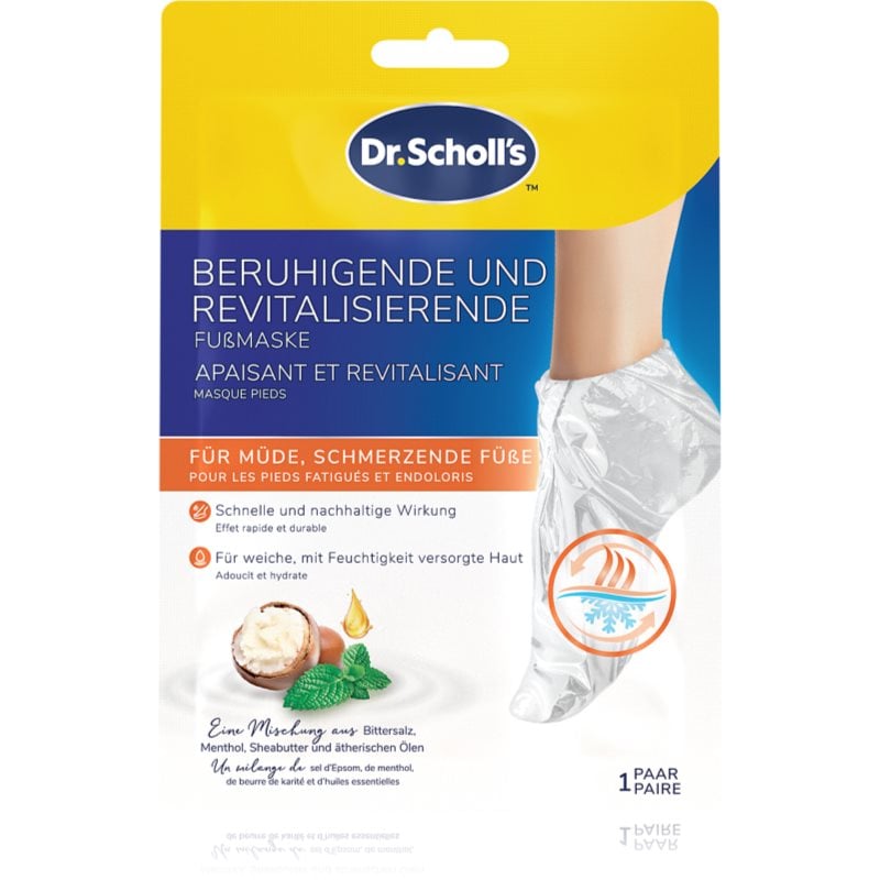 Scholl Pedimask™ Soothing & Revitalizing освежаваща и успокояваща маска за уморени крака