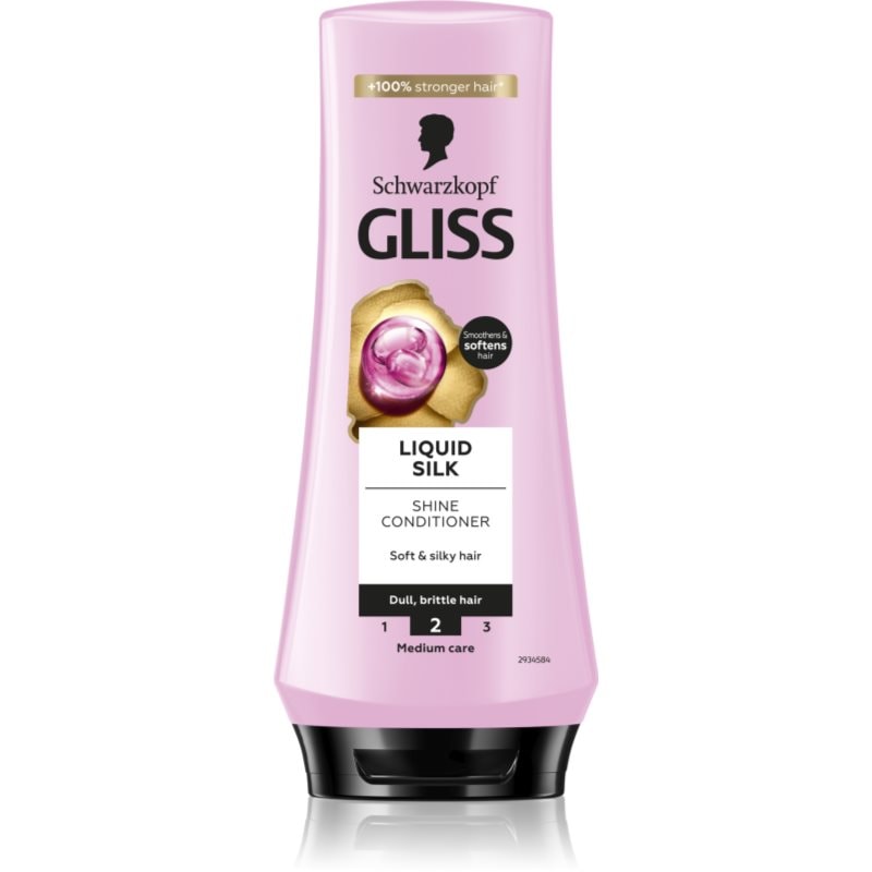 Schwarzkopf Schwarzkopf Gliss Liquid Silk регенериращ балсам за подсилване и блясък на косата - Унисекс парфюм 200мл - Сравни цени от 1 магазин с безплатна доставка