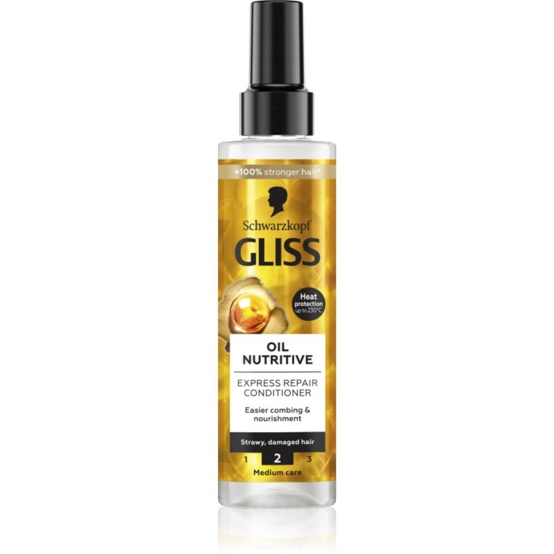 Schwarzkopf Gliss Oil Nutritive регенериращ балсам за непокорна коса