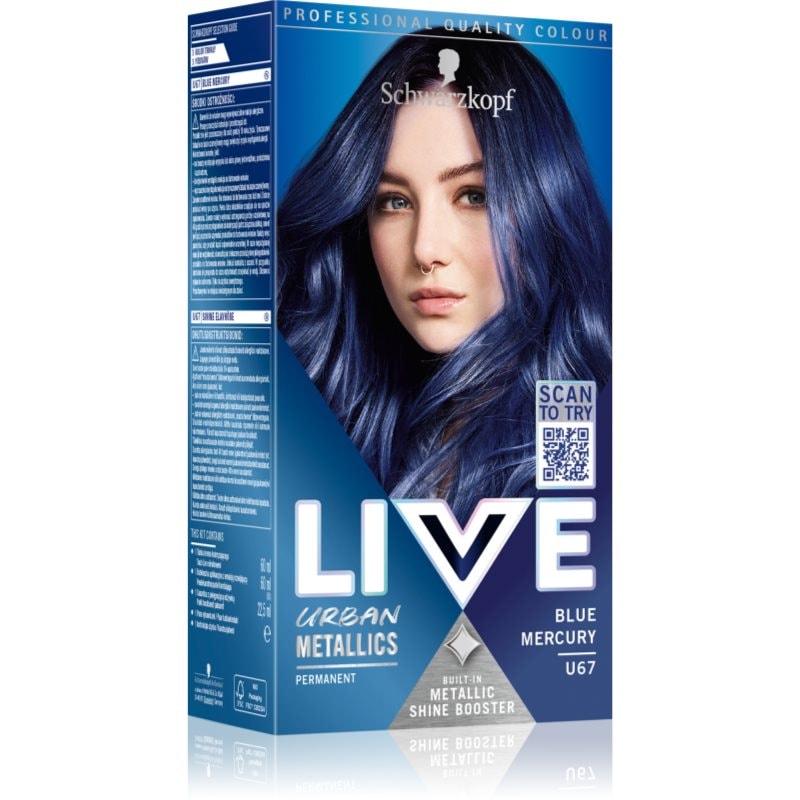 Schwarzkopf LIVE Urban Metallics перманентната боя за коса - Грижа за коса - Сравни цени от 1 магазин с безплатна доставка
