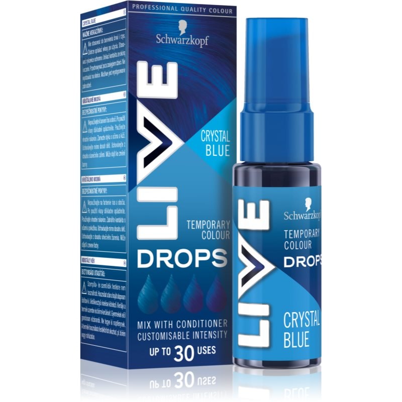 Schwarzkopf LIVE Drops отмиващ се цветен нюанс - Грижа за коса - Сравни цени от 1 магазин с безплатна доставка