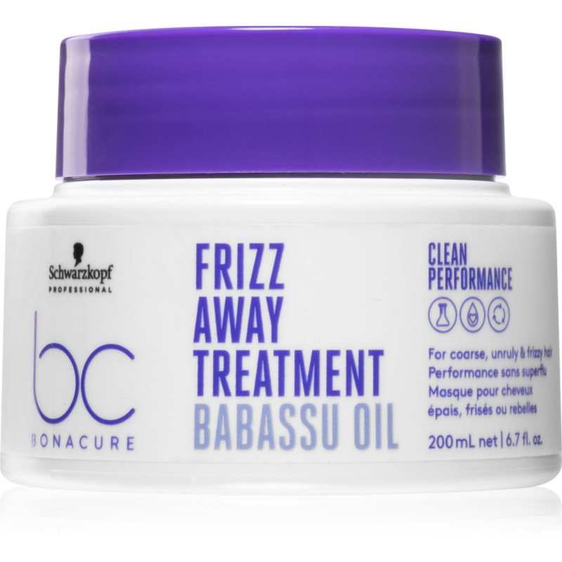 Schwarzkopf Professional Schwarzkopf Professional BC Bonacure Frizz Away Treatment маска за непокорна коса - Унисекс парфюм 200мл - Сравни цени от 1 магазин с безплатна доставка