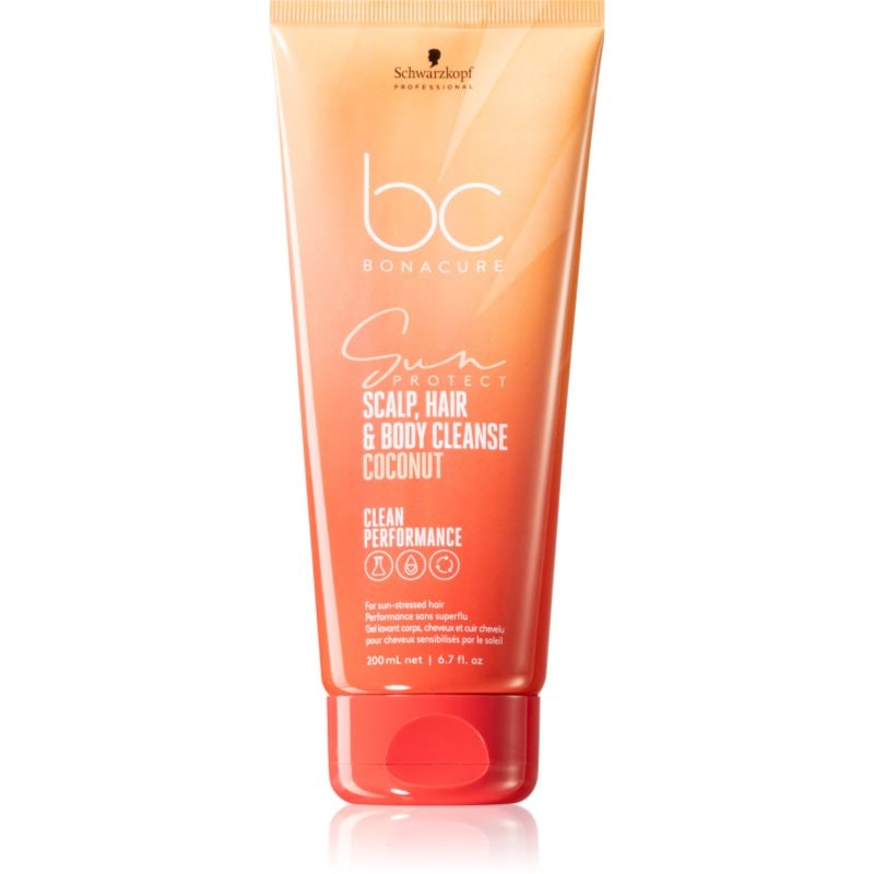 Schwarzkopf Professional BC Bonacure Sun Protect Scalp, Hair & Body Cleanse шампоан за коса и тяло - Грижа за коса - Сравни цени от 1 магазин с безплатна доставка