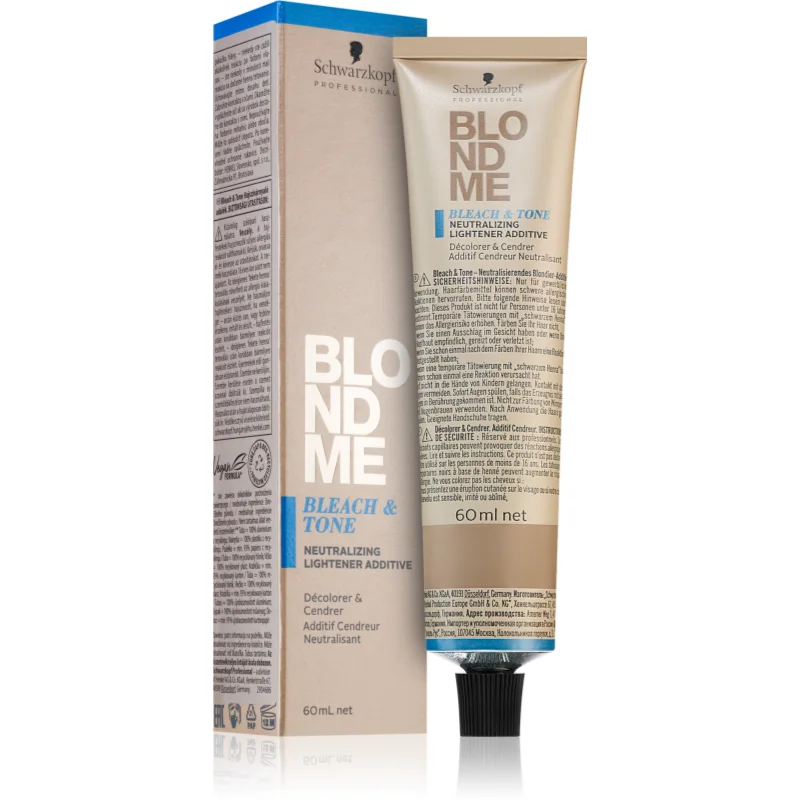 Schwarzkopf Professional Blondme Bleach & Tone изсветляваща и тонираща добавка - Грижа за коса - Сравни цени от 1 магазин с безплатна доставка