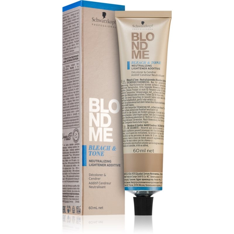 Schwarzkopf Professional Blondme Bleach & Tone изсветляваща и тонираща добавка - Грижа за коса - Сравни цени от 1 магазин с безплатна доставка