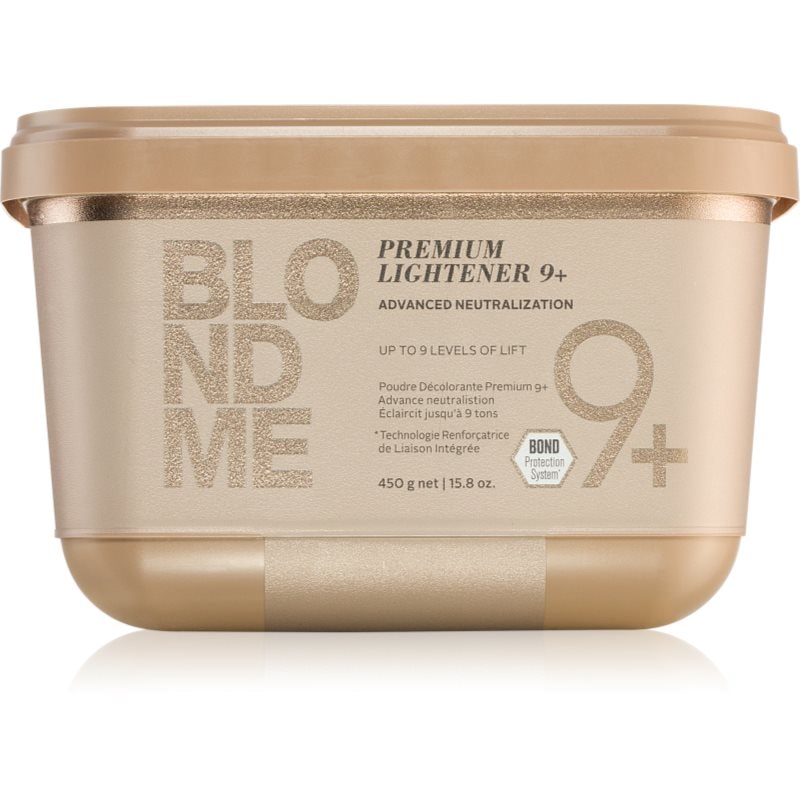 Schwarzkopf Professional Blondme Premium Lightener 9+ безпрахова пудра премиум за изсветляване 9+ - Грижа за коса - Сравни цени от 1 магазин с безплатна доставка