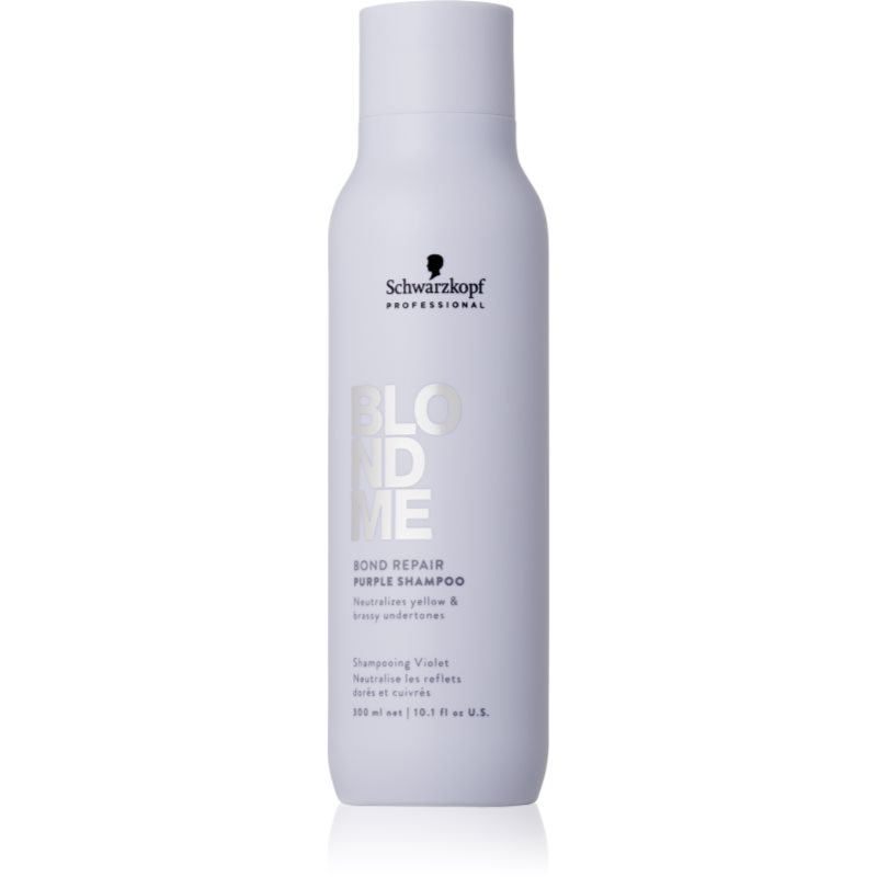 Schwarzkopf Professional Schwarzkopf Professional Blondme Bond Repair Purple Shampoo лилав шампоан за руса коса - Унисекс парфюм 300мл - Сравни цени от 1 магазин с безплатна доставка