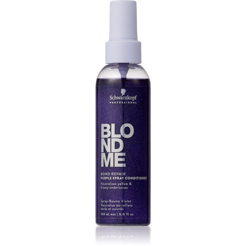 Schwarzkopf Professional Blondme Bond Repair Purple Spray Conditioner лилав балсам в спрей