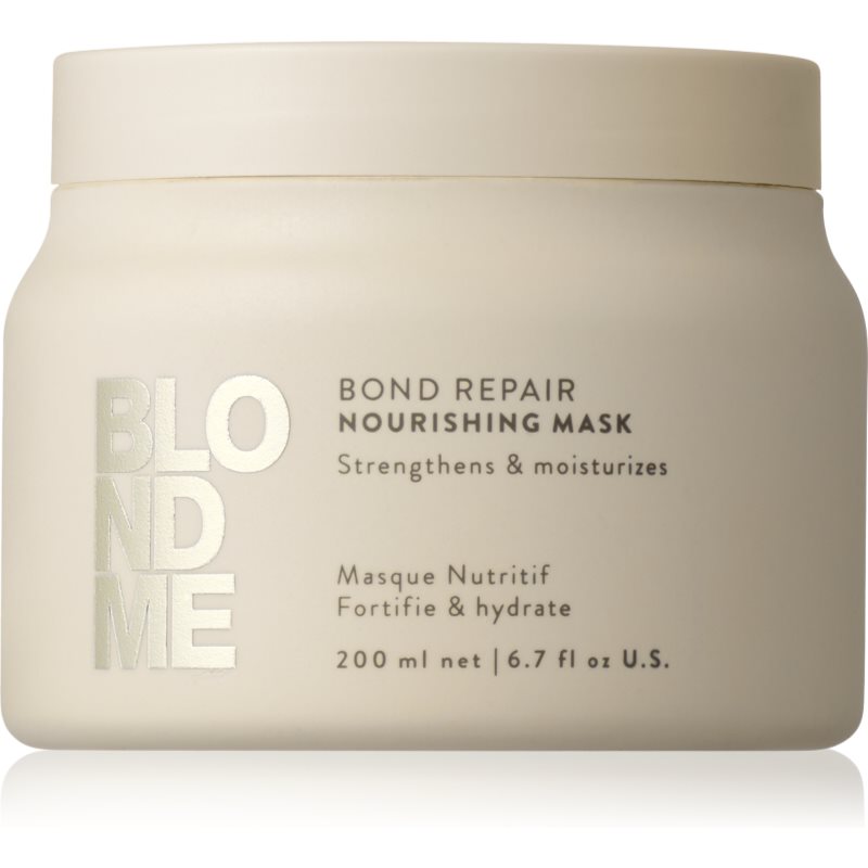 Schwarzkopf Professional Schwarzkopf Professional Blondme Bond Repair Nourishing Mask интензивна подхранваща маска - Унисекс парфюм 200мл - Сравни цени от 1 магазин с безплатна доставка