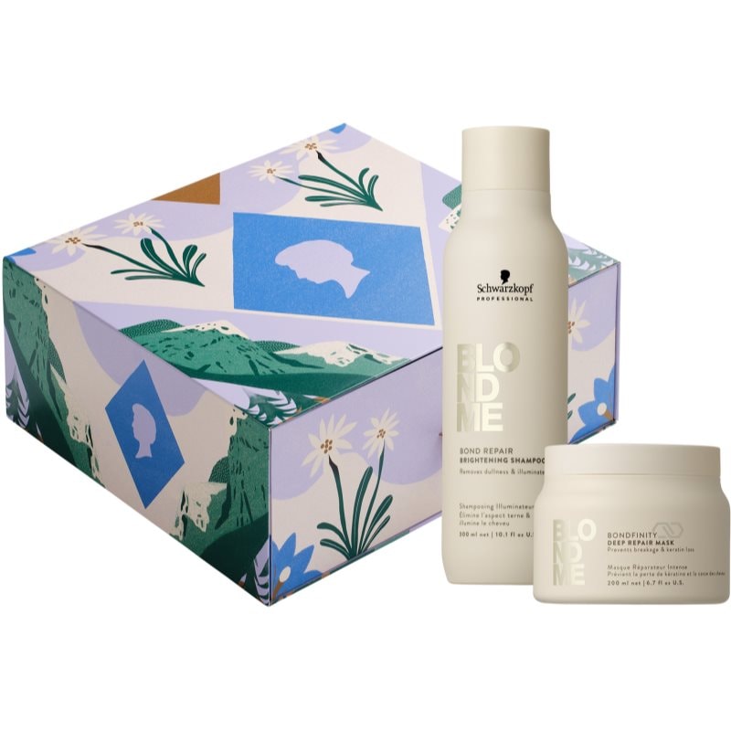 Schwarzkopf Professional Blondme Essentials Gift Box подаръчен комплект за руса коса - Комплект - Сравни цени от 1 магазин с безплатна доставка