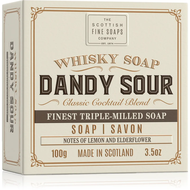 Scottish Fine Soaps Whisky Soap Dandy Soap почистващ твърд сапун за тяло и лице - Грижа за тяло - Сравни цени от 1 магазин с безплатна доставка
