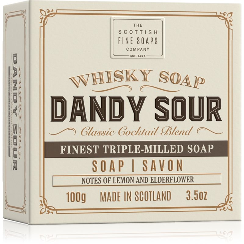 Scottish Fine Soaps Whisky Soap Dandy Soap почистващ твърд сапун за тяло и лице - Грижа за тяло - Сравни цени от 1 магазин с безплатна доставка