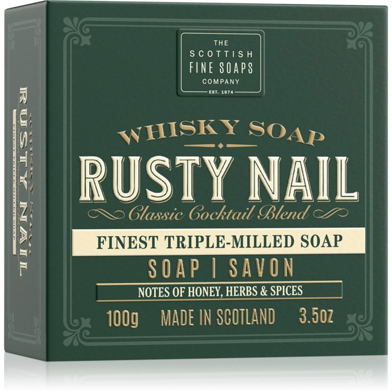 Scottish Fine Soaps Whisky Soap Rusty Nail почистващ твърд сапун за тяло и лице - Грижа за тяло - Сравни цени от 1 магазин с безплатна доставка
