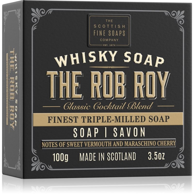 Scottish Fine Soaps Whisky Soap The Rob Roy твърд сапун за тяло и лице - Грижа за тяло - Сравни цени от 1 магазин с безплатна доставка