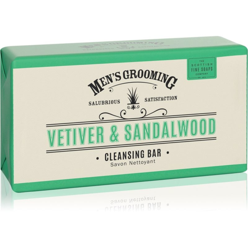 Scottish Fine Soaps Men’s Grooming Vetiver & Sandalwood почистващ твърд сапун за мъже