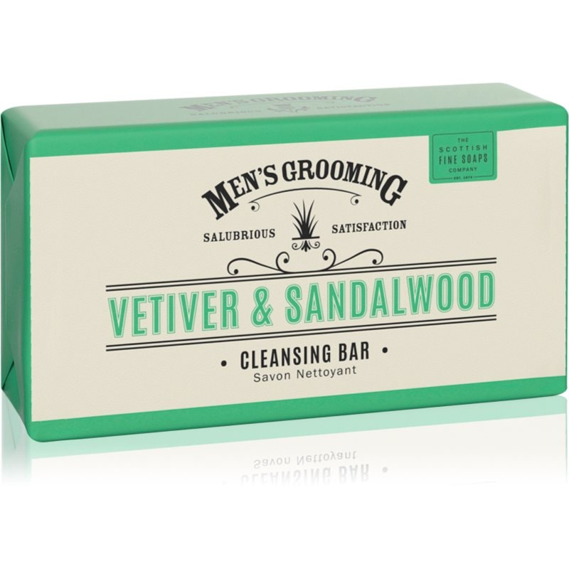 Scottish Fine Soaps Men’s Grooming Vetiver & Sandalwood почистващ твърд сапун за мъже - Грижа за тяло - Сравни цени от 1 магазин с безплатна доставка