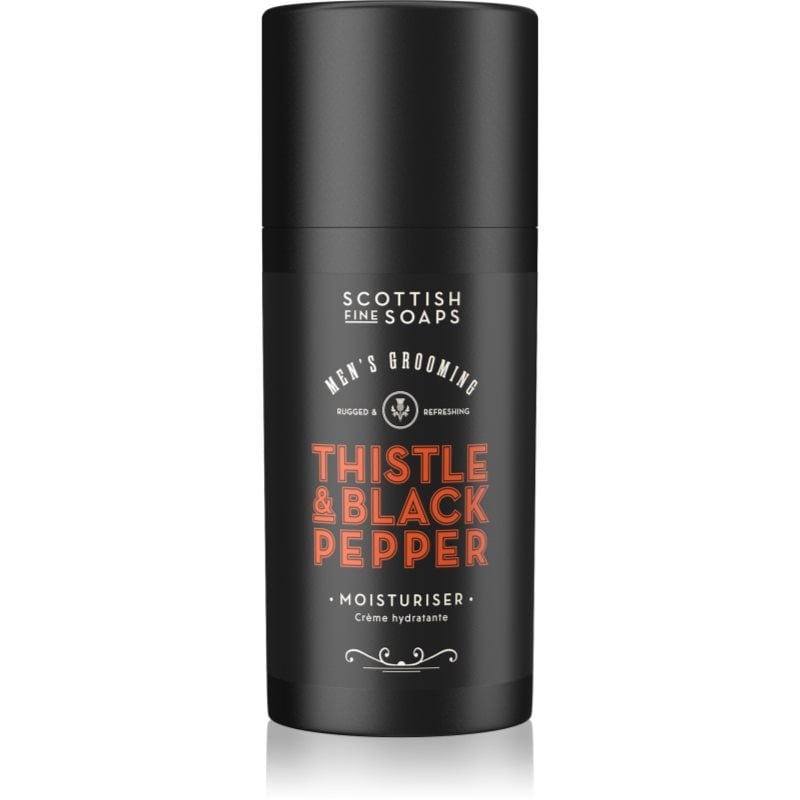 Scottish Fine Soaps Thistle & Black Pepper хидратиращ крем за лице за мъже