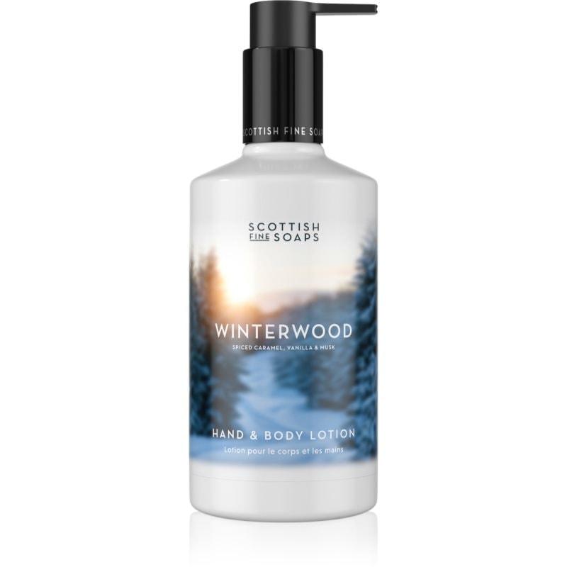 Scottish Fine Soaps Winterwood тоалетно мляко за тяло за ръце и тяло - Грижа за тяло - Сравни цени от 1 магазин с безплатна доставка
