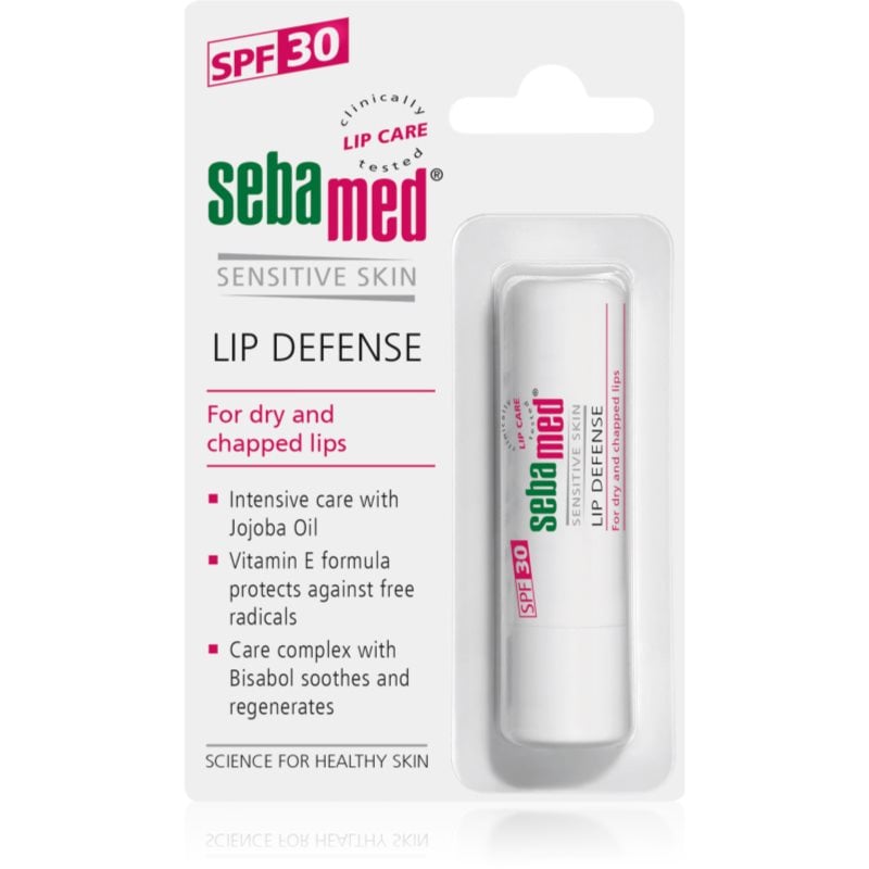 Sebamed Face Care регенериращ балсам за устни с UVA и UVB филтри
