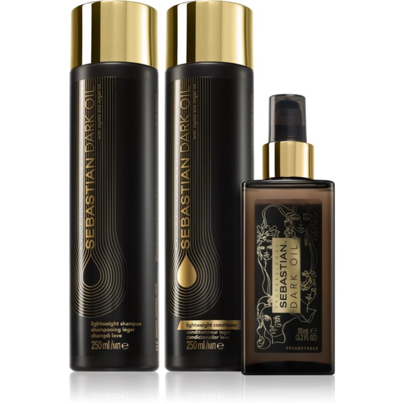 Sebastian Professional Dark Oil Set изгодна опаковка за хидратация и блясък - Грижа за коса - Сравни цени от 1 магазин с безплатна доставка