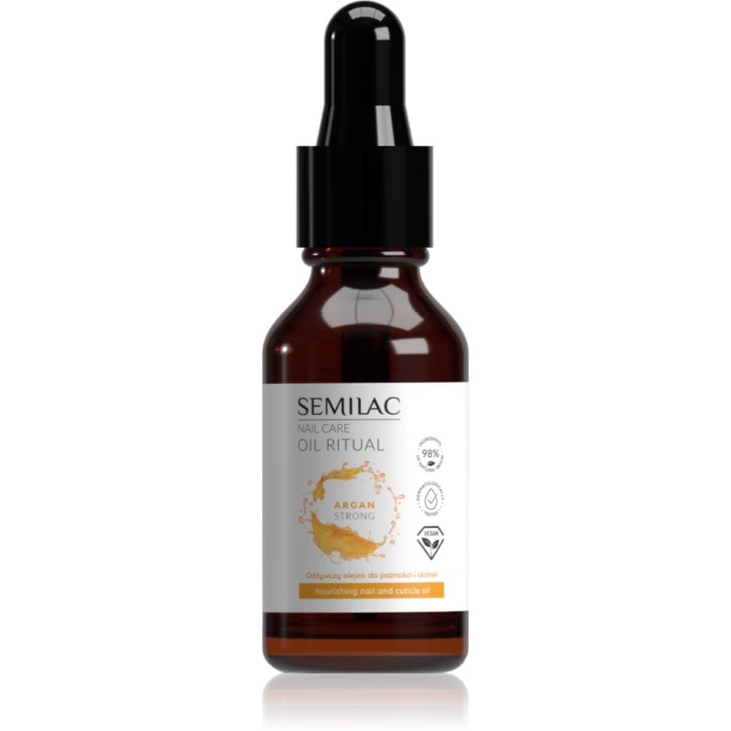 Semilac Nail Care Nourishing oil подхранващо масло за нокти и кожичките около ноктите
