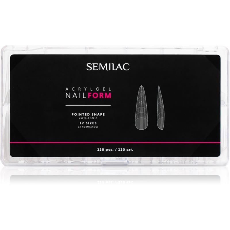 Semilac Accessories Acrylgel Nail Form шаблони за нокти размер Pointed