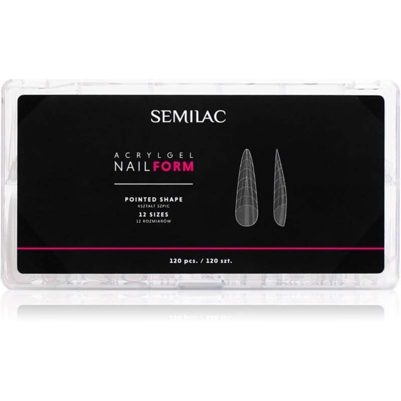 Semilac Accessories Acrylgel Nail Form шаблони за нокти размер Pointed - Грим - Сравни цени от 1 магазин с безплатна доставка