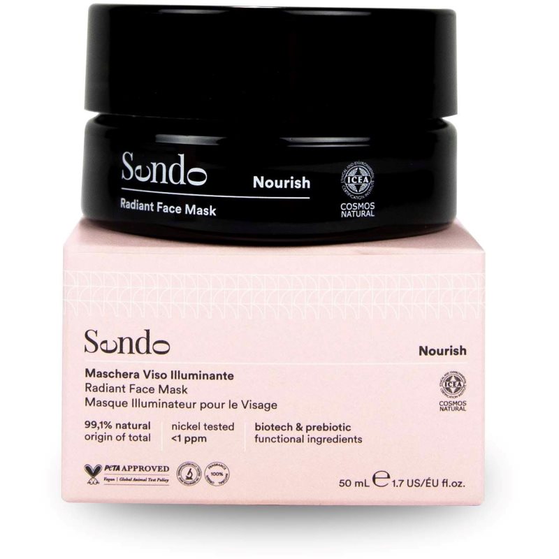 Sendo Sendo Nourish Radiant Face Mask освежаваща маска за лице - Унисекс парфюм 50мл - Сравни цени от 1 магазин с безплатна доставка