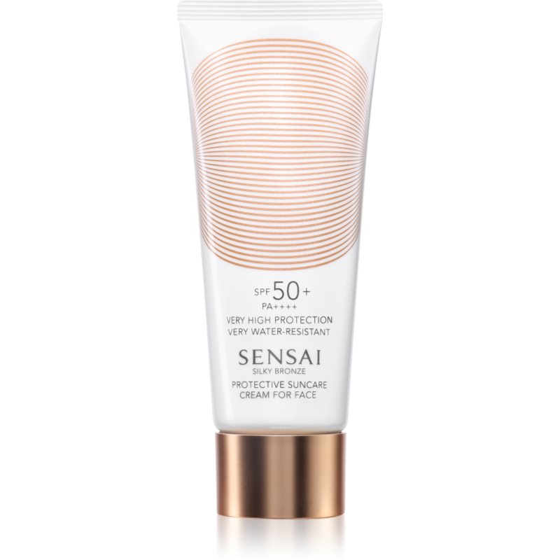 Sensai Silky Bronze защитен крем за лице против слънчеви лъчи SPF 50+ - Грижа за лице - Сравни цени от 1 магазин с безплатна доставка