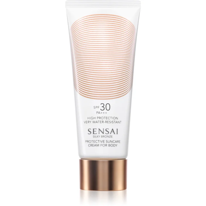 Sensai Silky Bronze слънцезащитен крем за тяло SPF 30